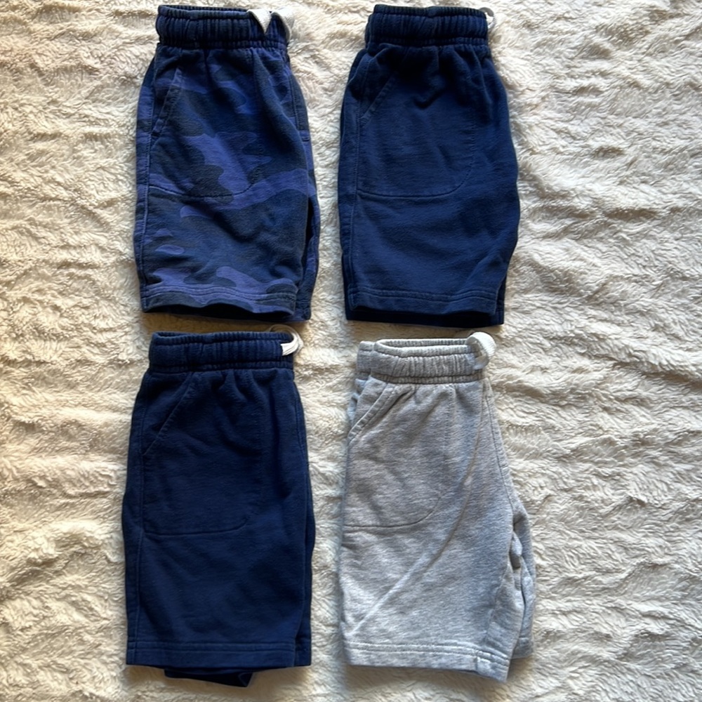 Lot of 4 3T Carters Sweat Shorts